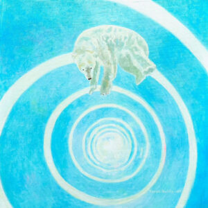 池平さんの原画 「ブラックホール 1」