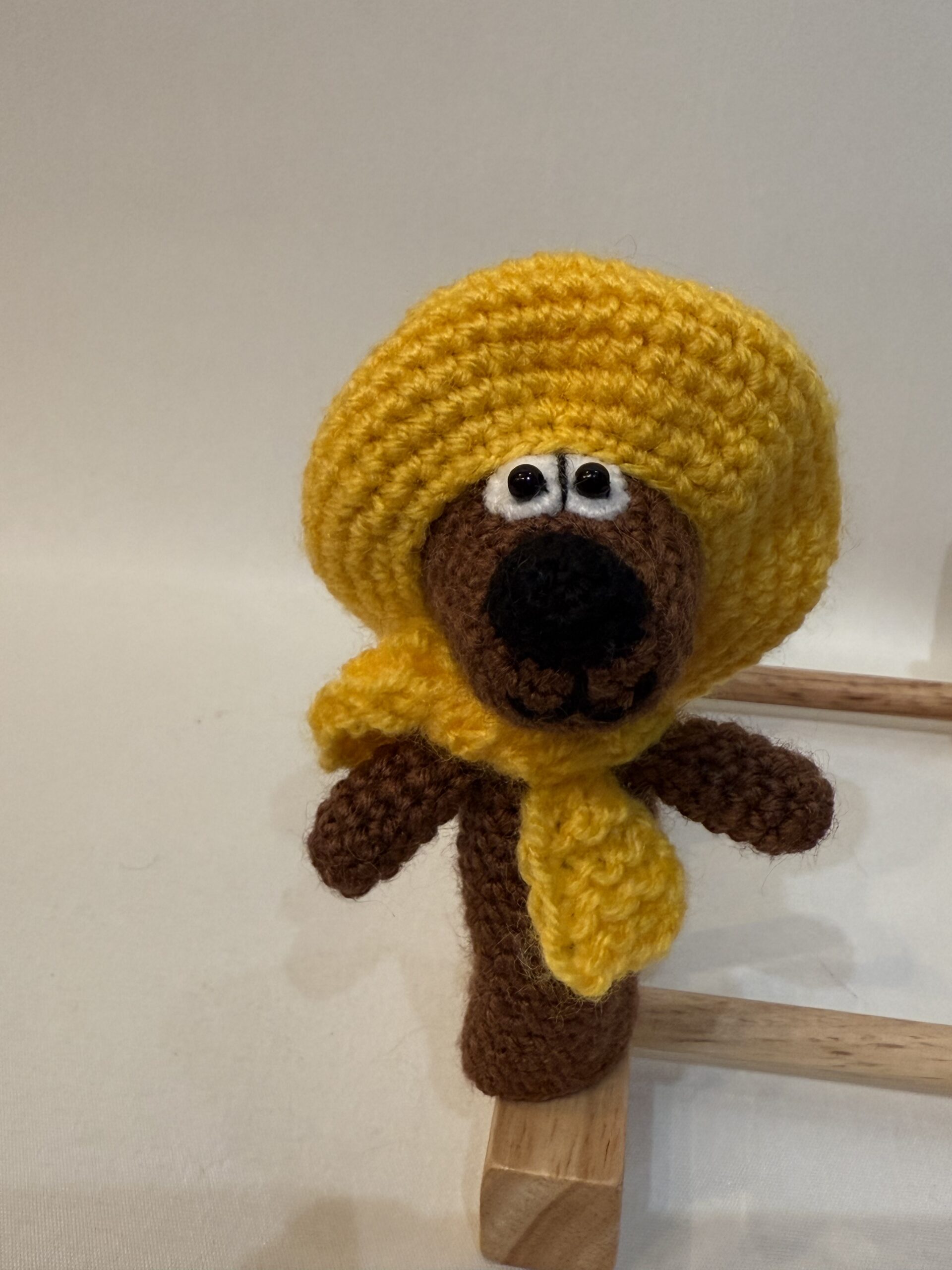 LIENEさんの編みぐるみ【クマのパペット】