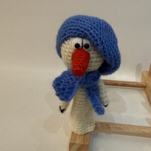 LIENEさんの編みぐるみ【コウノトリのパペット】