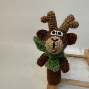 LIENEさんの編みぐるみ【トナカイのパペット】